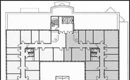 Grundrissplan eines Vollgeschoßes